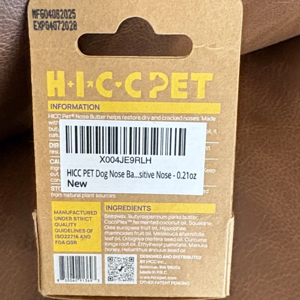 CocoPlex Hi-C-C Pet Nose Butter - Yellow
